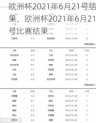 2021七月9号欧洲杯 2021.7.4欧洲杯