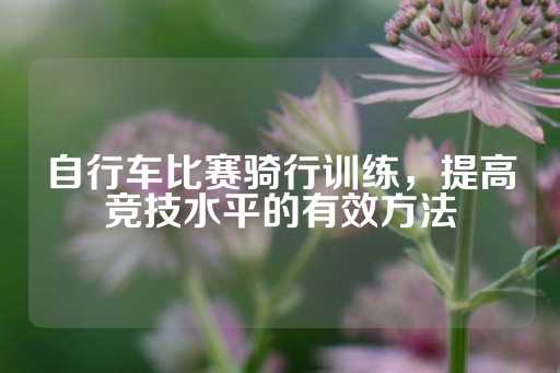 自行车比赛骑行训练，提高竞技水平的有效方法-第1张图片-皇冠信用盘出租